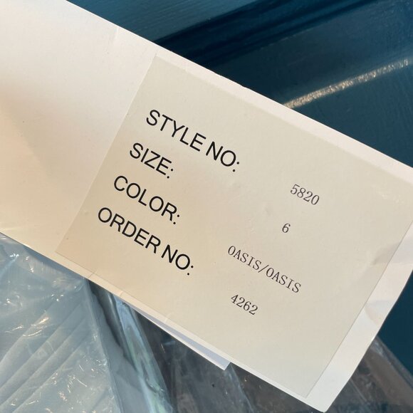 Hayley Paige Occasions Bridesmaid Maternity Dress (Color "Oasis", Size 6) - NWT - Picture 8 of 9